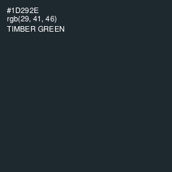 #1D292E - Timber Green Color Image